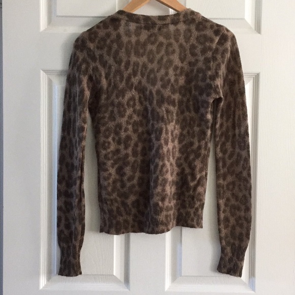 Banana Republic Animal Print Cardigan - Picture 2 of 4